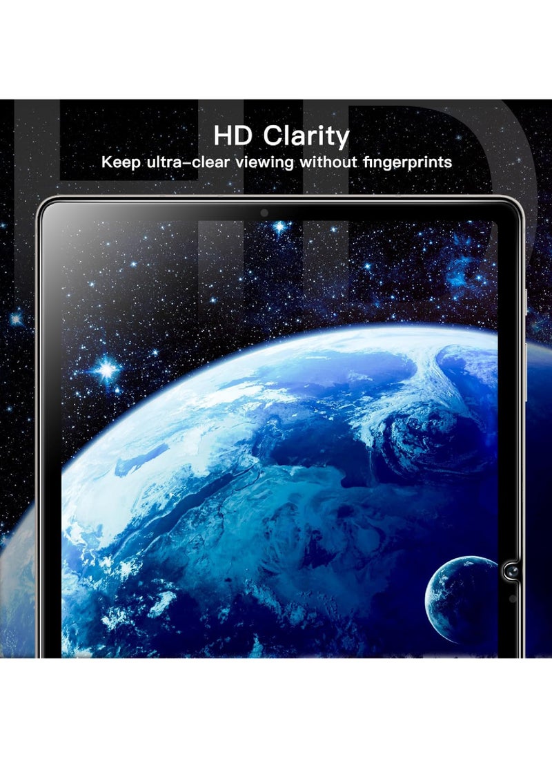 Rock Pow - Screen Protector for Samsung Galaxy Tab S10 Plus 2024/ S9 Plus/ S9 FE Plus 5G 12.4 Inch 2023 with Easy Installation Frame Tempered Glass Film HD Clear 2pcs - Image 1