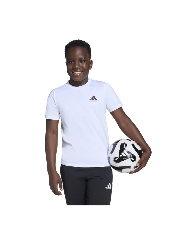 Adidas Adidas Y Messi G T M White Football/Soccer T-Shirts For Men