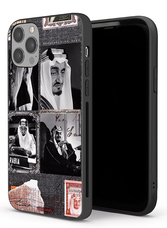 Tolwak Apple iPhone 12 Pro Max Protective Case King Faisal Vintage Poster - Image 1