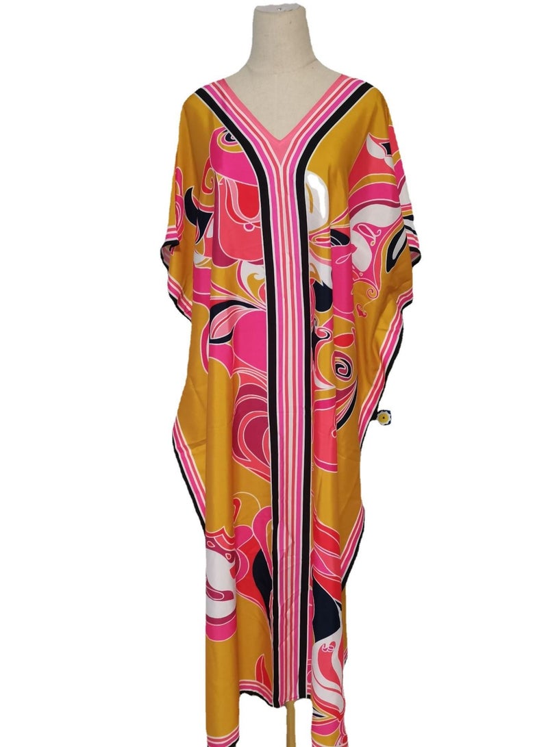 Loquat Beach Blouse Quick Drying Loose Large Gown Beach Skirt - Image 1