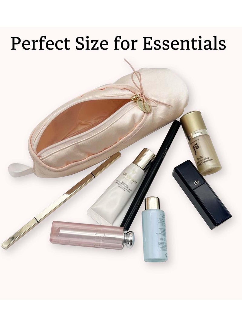 حقيبة مكياج على شكل حذاء باليه وردي مخصص، منظم شخصي لأحمر الشفاه وكحل العين، هدية مثالية للراقصين وعشاق الباليه - Image 3