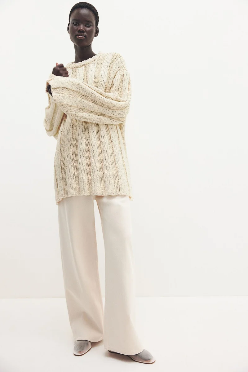 H&M Oversized Rib-Knit Jumper