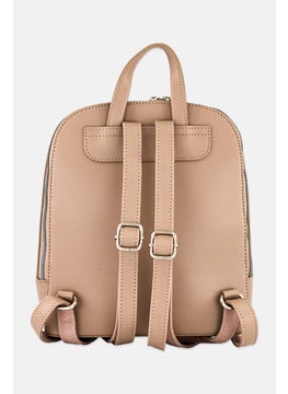 XOXO Women Brand Logo Women Camela Backpack, Dark Tan  - Image 2