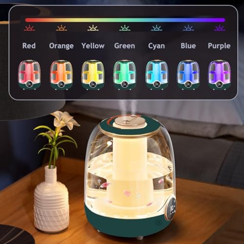 ZingUp 3.5L Cool Mist Humidifier – Leak-Proof, Ultra-Quiet, Auto Shut-Off | Perfect for Bedroom & Baby Nursery (Green) - Image 4