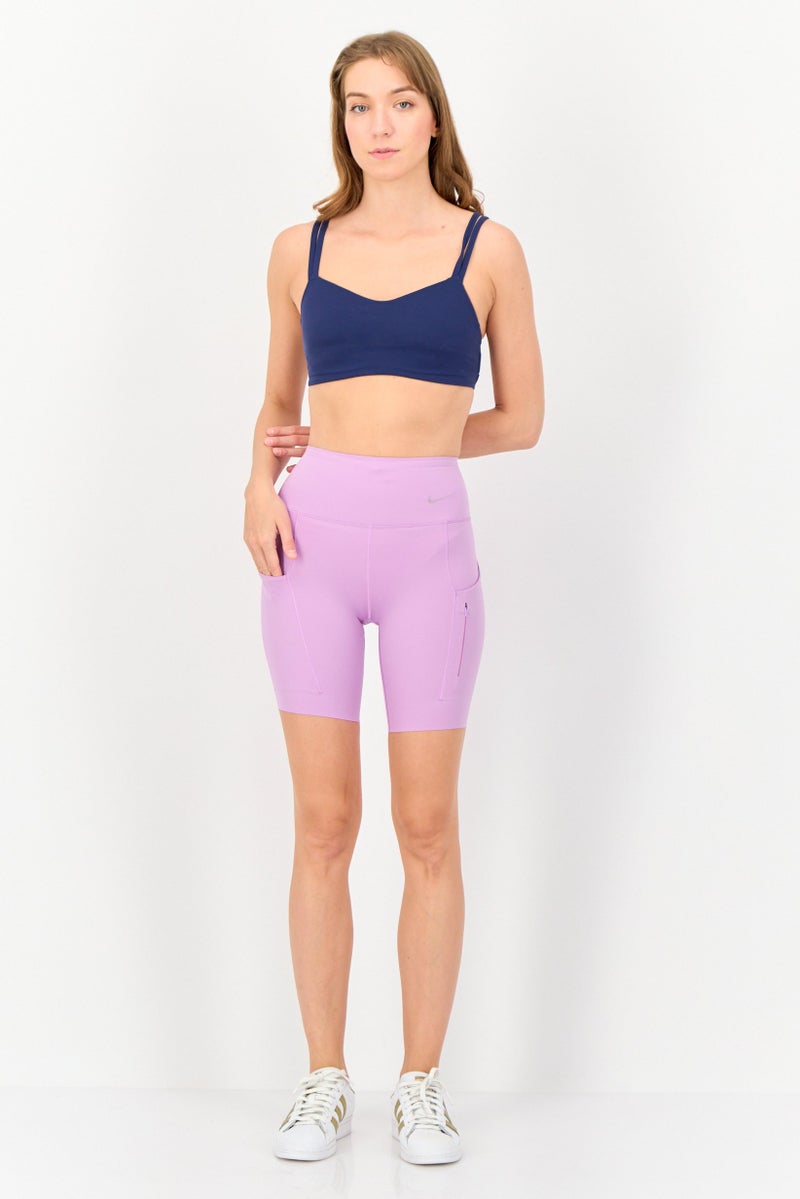 Nike Women Sportswear Fit Cycle Shorts, Purple - Image 4