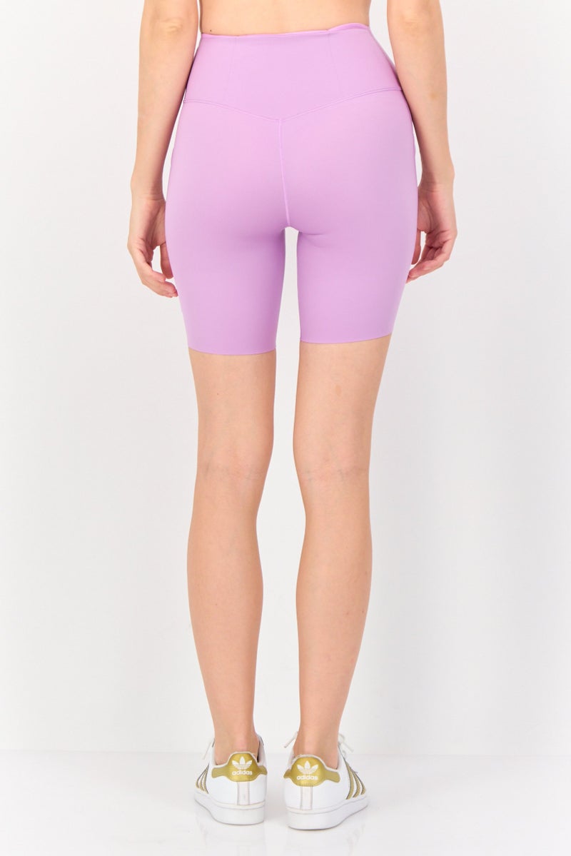 Nike Women Sportswear Fit Cycle Shorts, Purple - Image 2