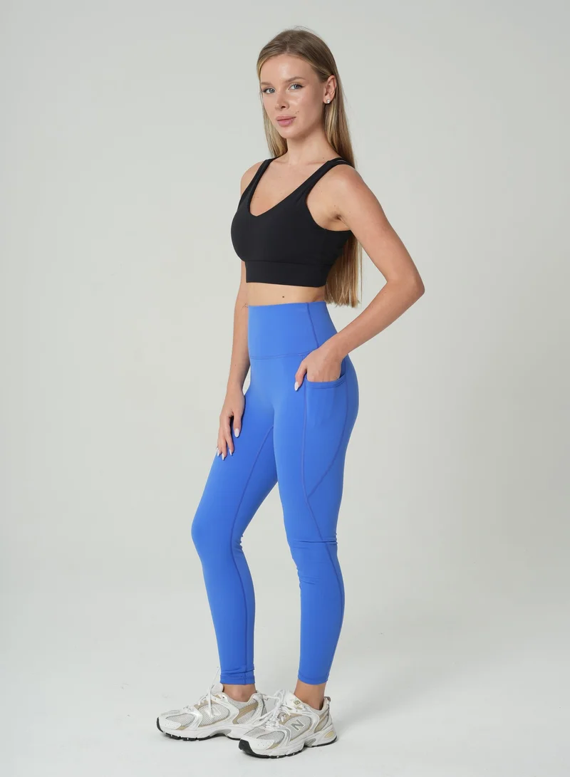 موهوكي موهوكي ليقنز رياضي Lily Side Pocket Leggings - أزرق داكن