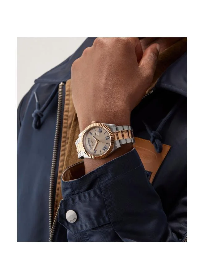 Guess  Mens 2-Tone Day/Date Watch for Men | Best Price UAE