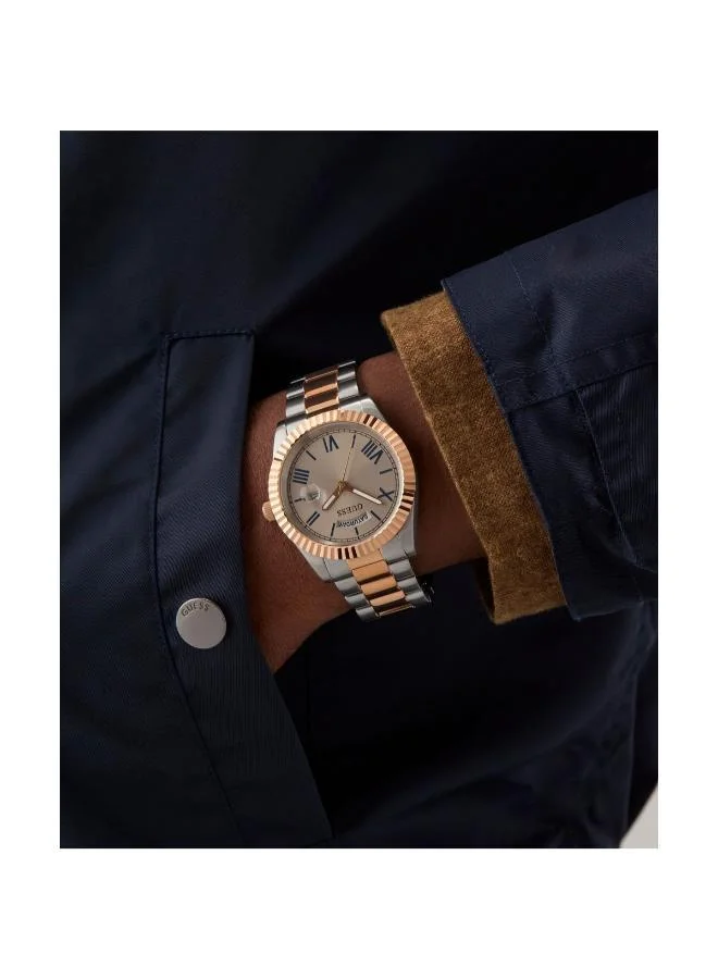 Guess  Mens 2-Tone Day/Date Watch for Men | Best Price UAE