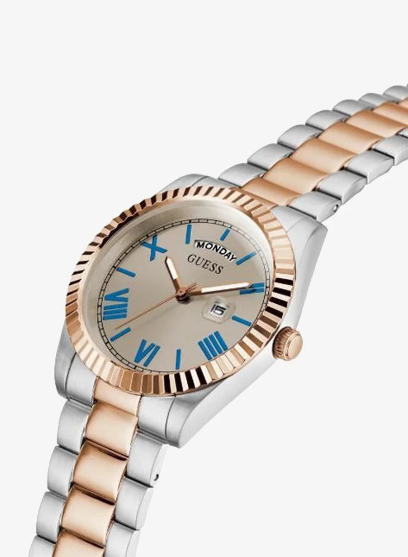 Guess  Mens 2-Tone Day/Date Watch for Men | Best Price UAE