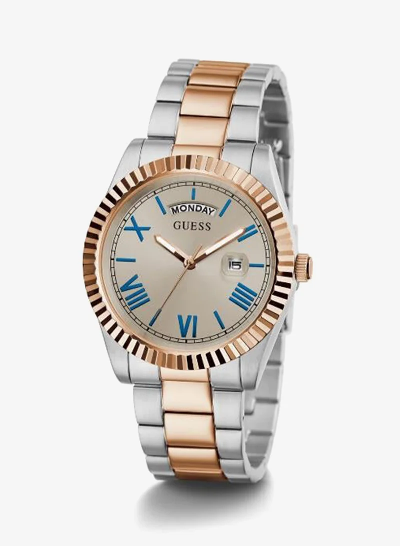 Guess  Mens 2-Tone Day/Date Watch for Men | Best Price UAE
