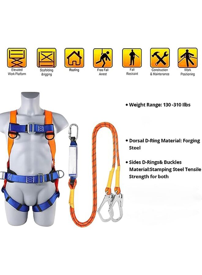 Ù…Ø¬Ù…ÙˆØ¹Ø© Ø­Ù…Ø§ÙŠØ© Ù…Ù† Ø§Ù„Ø³Ù‚ÙˆØ· Ù…Ù† Ø®Ù„Ø§Ù„ ØªØ³Ø®ÙŠØ± Ø¢Ù…Ù†: ØªØ³Ø®ÙŠØ± Ø³Ù‚Ù� ÙƒØ§Ù…Ù„ Ø§Ù„Ø¬Ø³Ù… Ù…Ø¹ Ø­Ø¨Ù„ Ø§Ù…ØªØµØ§Øµ Ø§Ù„ØµØ¯Ù…Ø§Øª - Image 3