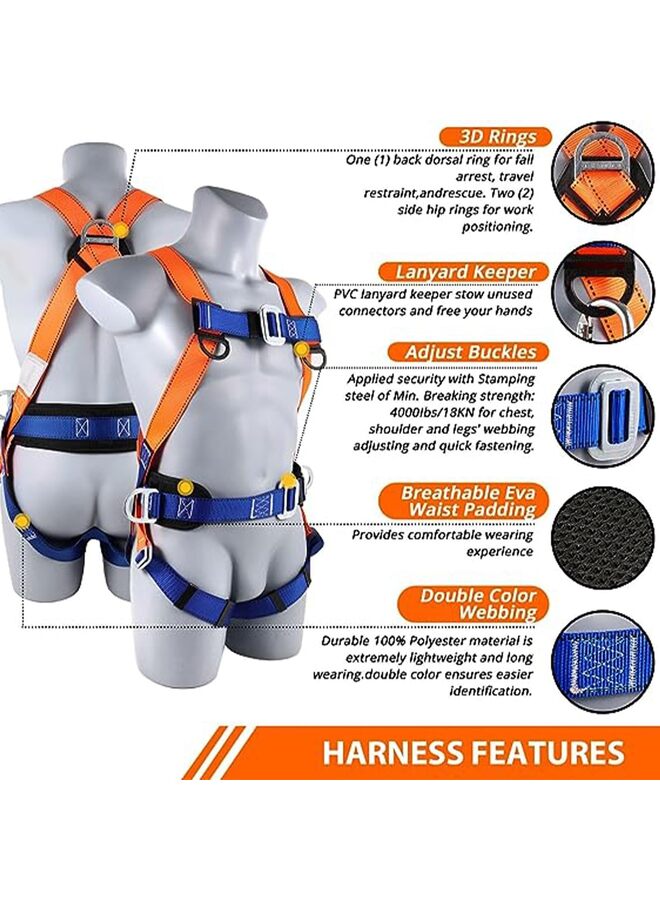 Ù…Ø¬Ù…ÙˆØ¹Ø© Ø­Ù…Ø§ÙŠØ© Ù…Ù† Ø§Ù„Ø³Ù‚ÙˆØ· Ù…Ù† Ø®Ù„Ø§Ù„ ØªØ³Ø®ÙŠØ± Ø¢Ù…Ù†: ØªØ³Ø®ÙŠØ± Ø³Ù‚Ù� ÙƒØ§Ù…Ù„ Ø§Ù„Ø¬Ø³Ù… Ù…Ø¹ Ø­Ø¨Ù„ Ø§Ù…ØªØµØ§Øµ Ø§Ù„ØµØ¯Ù…Ø§Øª - Image 4