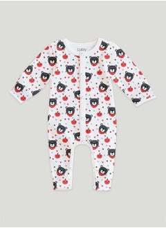 LUAY 100% Cotton Full Sleeves Teddy Printed Baby Romper,Bodysuit Jumpsuit for Baby Girls & Baby Boy  - Image 4