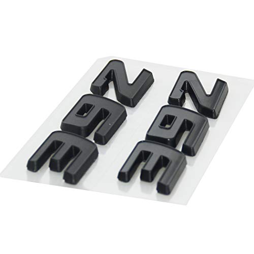 dgea 2X 392 Emblem Badge Decal 3D Logo Nameplate 3D Raised Strong Adhesive Fit for 392 Matte Black (Matte Black) - Image 2