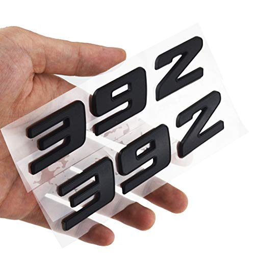 dgea 2X 392 Emblem Badge Decal 3D Logo Nameplate 3D Raised Strong Adhesive Fit for 392 Matte Black (Matte Black) - Image 1