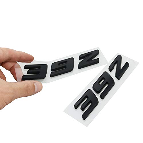 dgea 2X 392 Emblem Badge Decal 3D Logo Nameplate 3D Raised Strong Adhesive Fit for 392 Matte Black (Matte Black) - Image 5