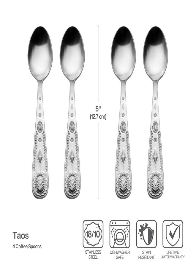 Wallace Taos 18.10 Coffee Spoons, Set of 4 - Image 2