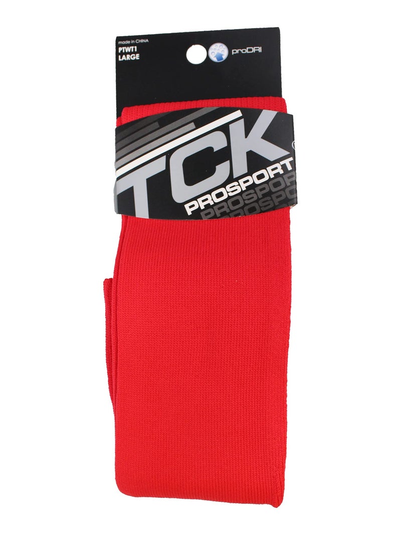 TCK Prosport Performance Tube Socks (Red, Medium) - Image 3