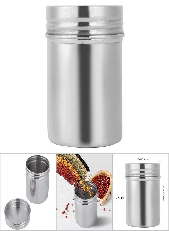 Zerodis Stainless Steel Sealed Storage Jar, 275ml Airtight Kitchen Food Storage Container, Portable Coffee Grounds and Beans Container Canister for Kitchen Counter Tea Coffee Sugar - Image 3