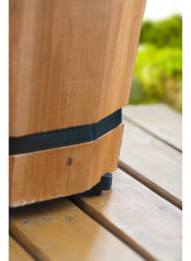 Bosmere Pot Toes, Plant Pot Risers for Indoor and Outdoor, Prevent Stains and Rotting on Wood, Cement, and Tile - Light Gray (Pack of 12) - Image 4