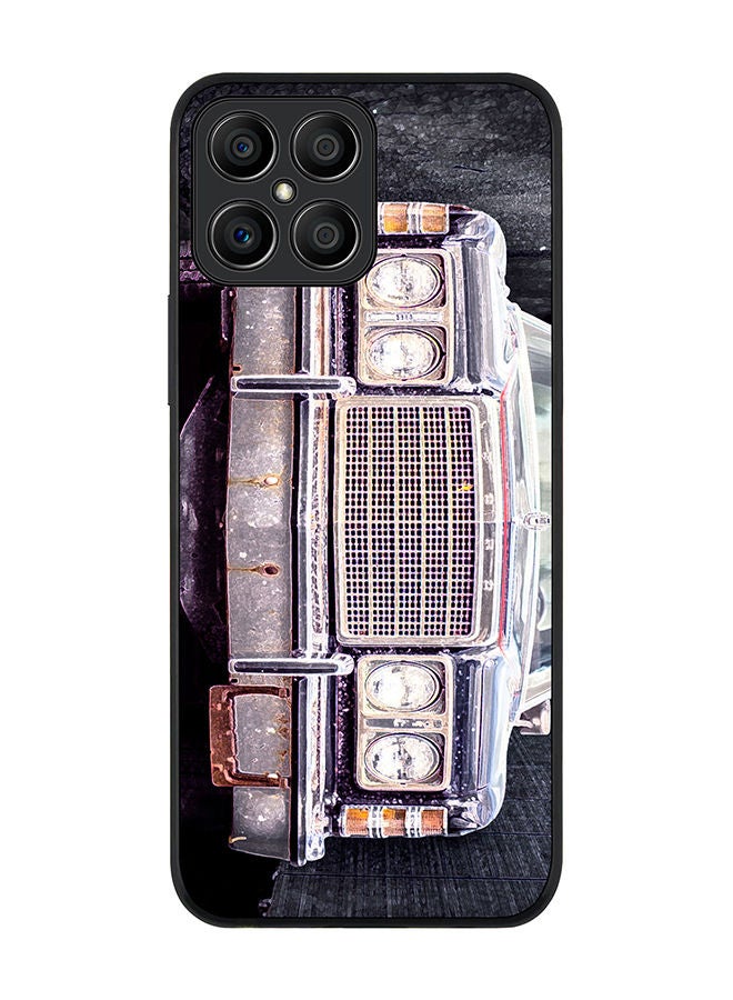 Stylizedd Rugged Black edge case for Honor X8 Slim fit Soft Case Flexible Rubber Edges Anti Drop TPU Gel Thin Cover - Old Ford - Image 1