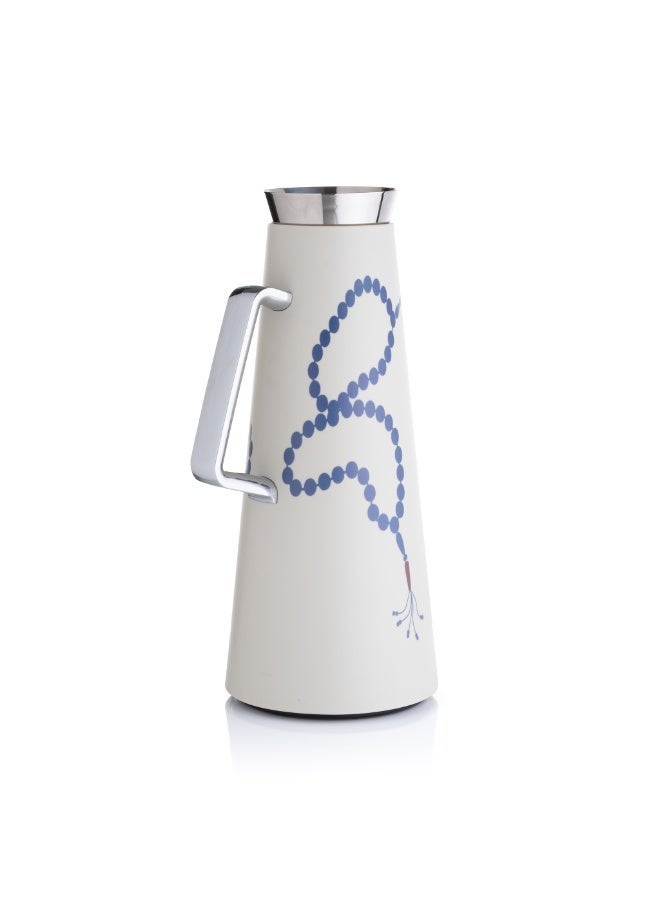 Blends Beads Beige 360° Spout Tea and Coffee Flask - Image 4