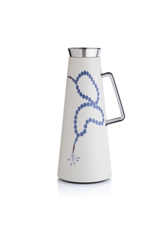 Blends Beads Beige 360° Spout Tea and Coffee Flask - Image 2