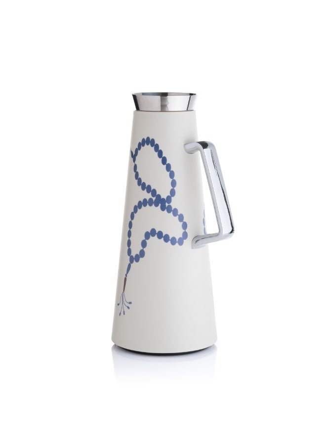 Blends Beads Beige 360° Spout Tea and Coffee Flask - Image 3