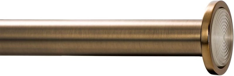 Ivilon Tension Curtain Rod - Spring Tension Rod for Windows or Shower, 24 to 36 Inch. Warm Gold - Image 4