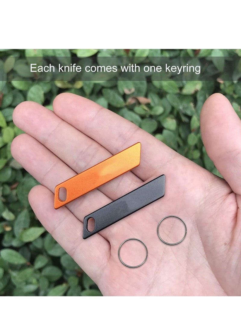 Barakah 2pack Box Cutter Utility Knife, Compact Retractable Protable Box Cutter for Cardboard, Boxes and Cartons - Image 2