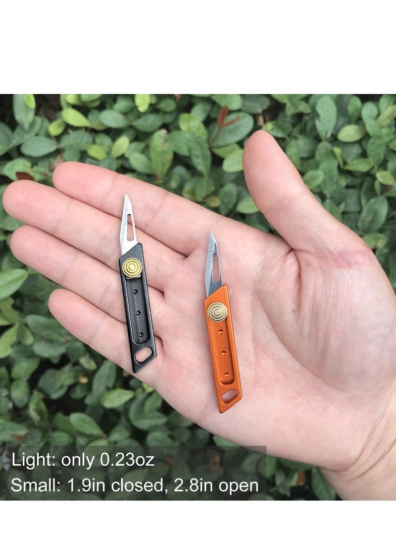 Barakah 2pack Box Cutter Utility Knife, Compact Retractable Protable Box Cutter for Cardboard, Boxes and Cartons - Image 4