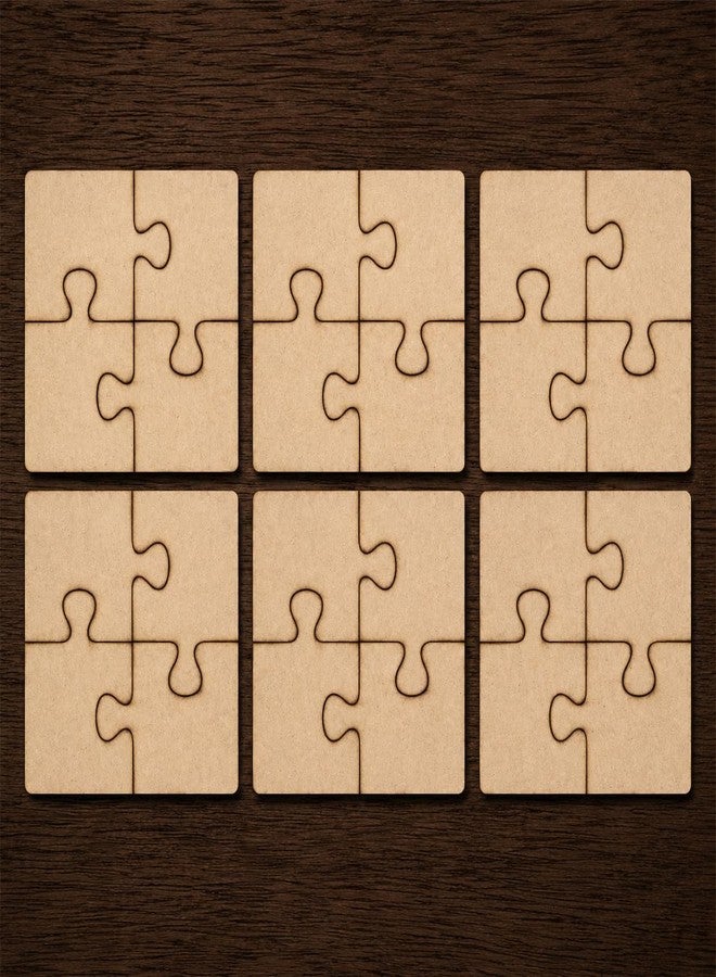 Tinywalk Wooden Jigsaw Puzzle Set of 6 for Kids Age 2-6 Years | Pack of 6 Puzzles with 4 Pieces Each | Toddler Learning Educational Toy | Mixed Themes Puzzle for Boys & Girls (Vehicle) - Image 2