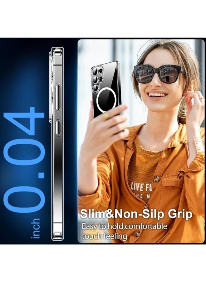 حافظة جالكسي اس 22 الترا - جراب مغناطيسي ماج سيف حماية من الدرجة العسكرية مقاومة للصدمات, غطاء مضاد للخدش - Image 5