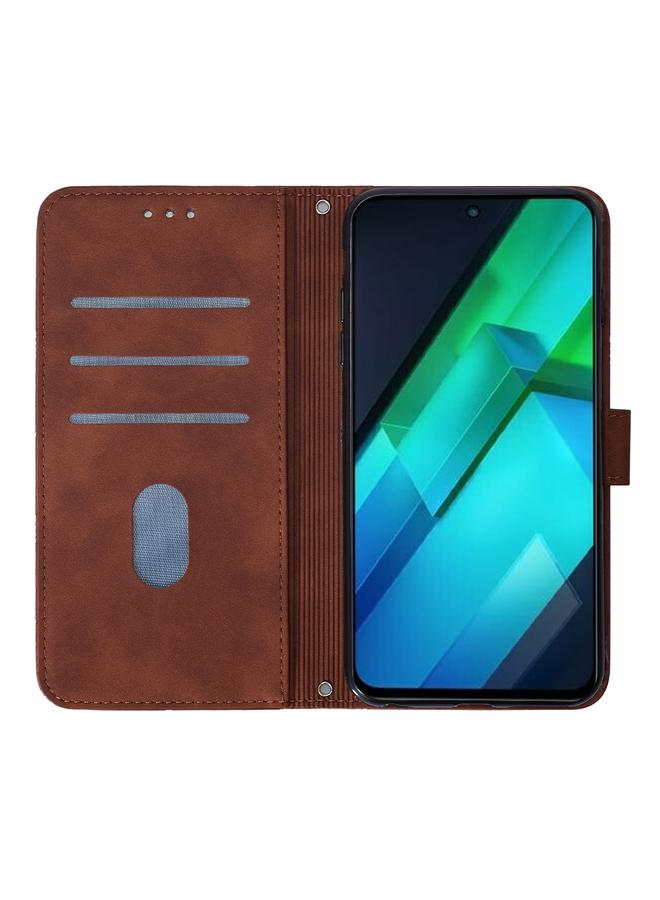 Zaboon Case For Infinix Note 12i 2023 / G85 Crossbody 3D Embossed Flip Leather Phone Case - Image 3