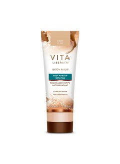 Body Blur With Tan, Leg and Body Makeup. Skin Perfecting Body Foundation for Flawless Bronze, Easy Application, Radiant Glow, Evens Skin Tone, 3.38 Fl.Oz, NEW PACKAGING