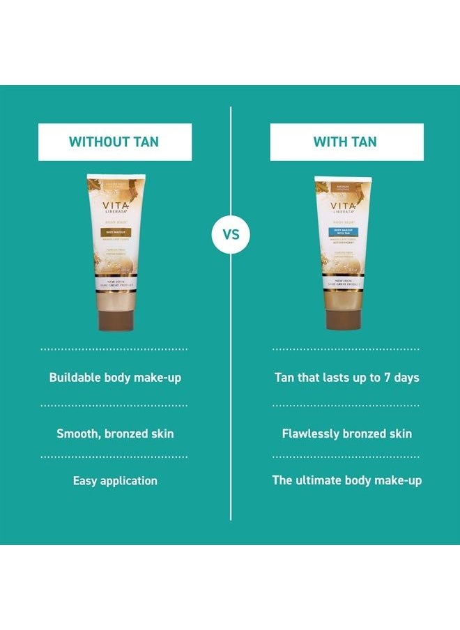 Vita Liberata - Body Blur With Tan, Leg and Body Makeup. Skin Perfecting Body Foundation for Flawless Bronze, Easy Application, Radiant Glow, Evens Skin Tone, 3.38 Fl.Oz, NEW PACKAGING - Image 1