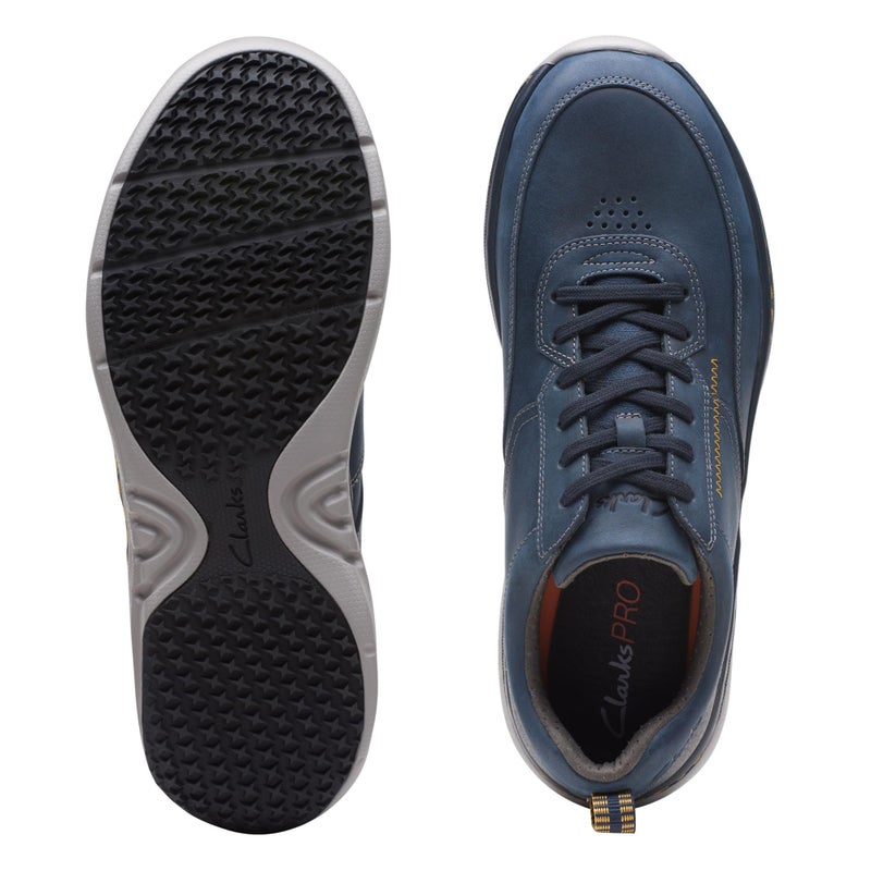 Clarks Men's Clarkspro Lace Navy Leather 11.5 Medium - Image 5