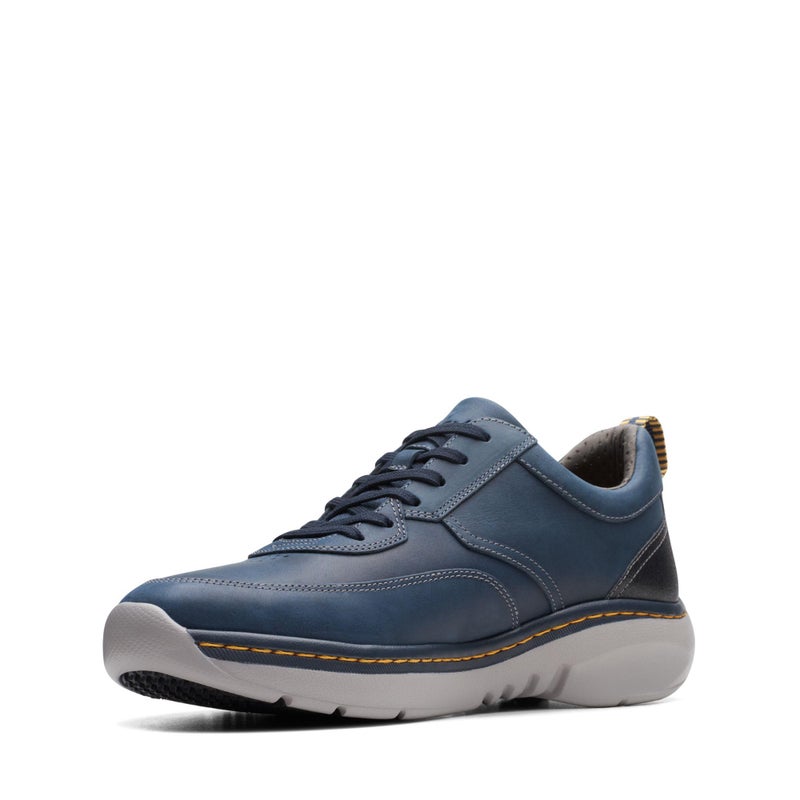 Clarks Men's Clarkspro Lace Navy Leather 11.5 Medium - Image 4
