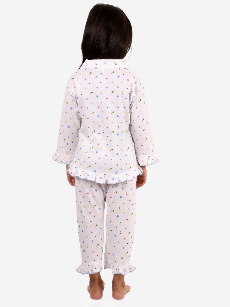 superminis Girls Cotton Printed Straight Pyjama Pack Of 2 (50119-Smsins35_Multicolor_2 Years-3 Years) - Image 4