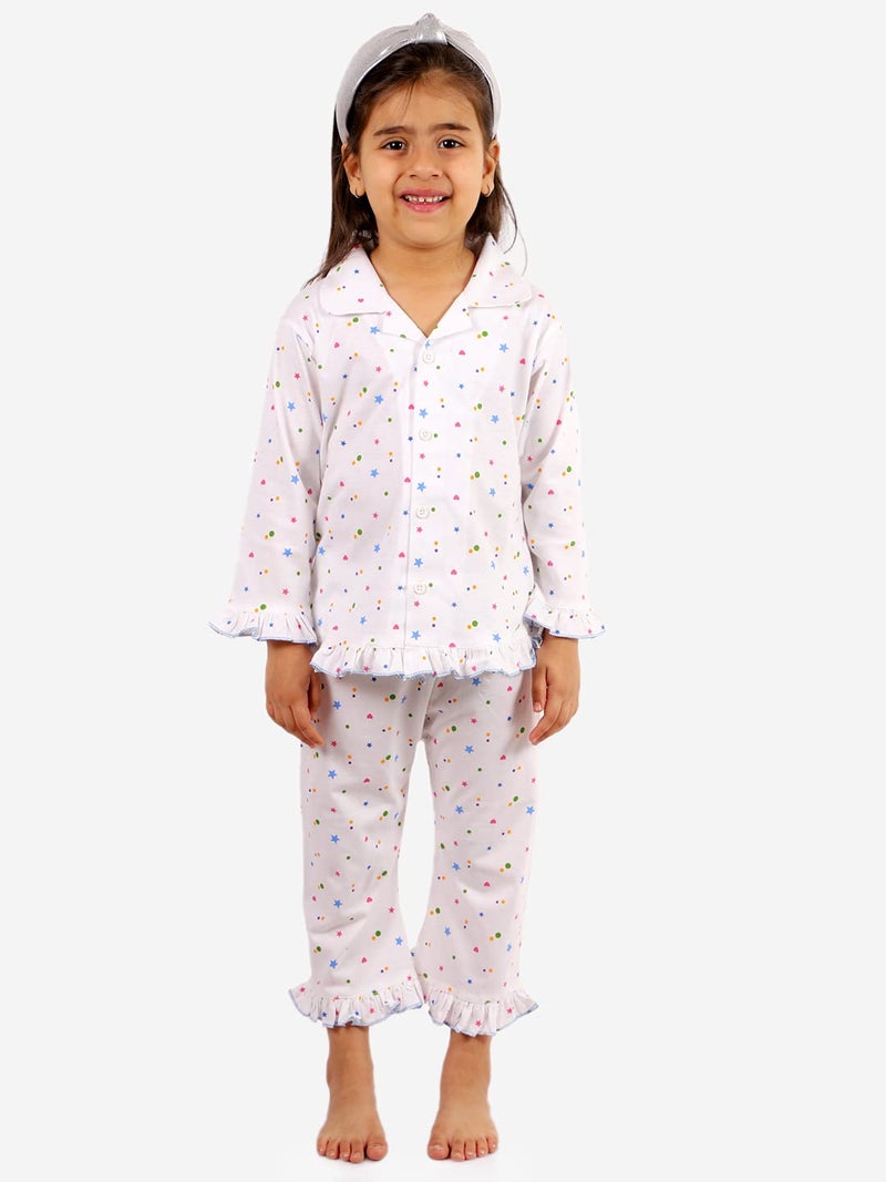 superminis Girls Cotton Printed Straight Pyjama Pack Of 2 (50119-Smsins35_Multicolor_2 Years-3 Years) - Image 3