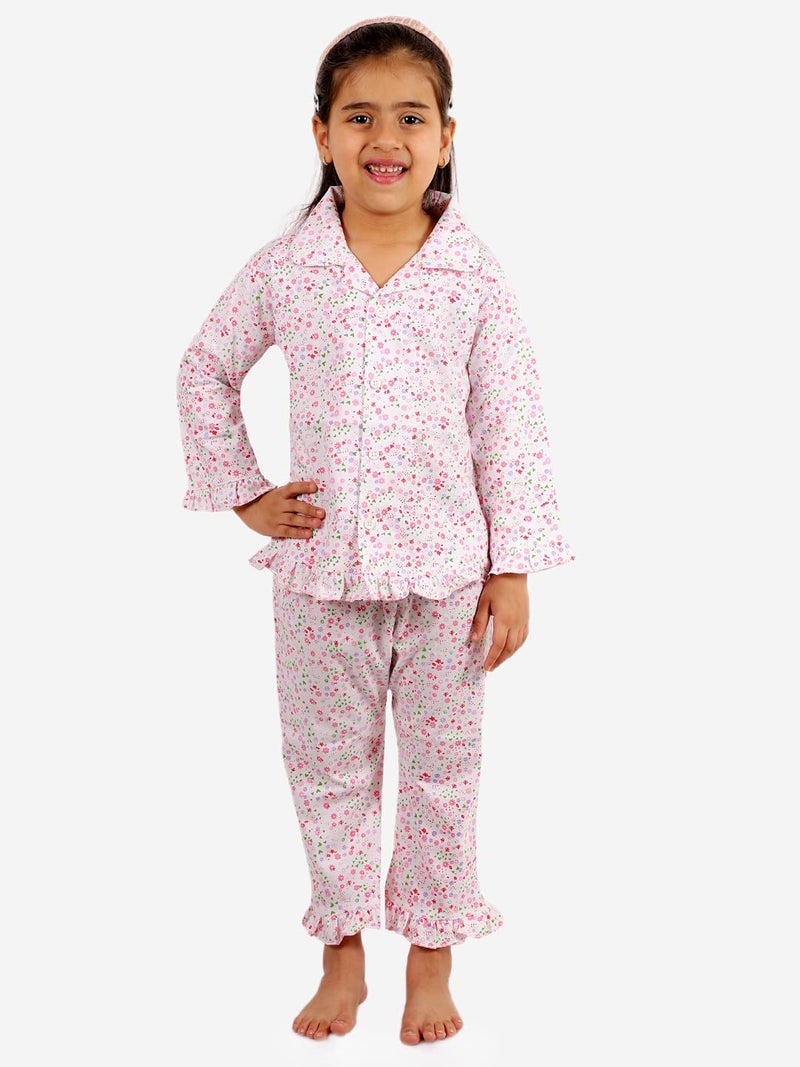 superminis Girls Cotton Printed Straight Pyjama Pack Of 2 (50119-Smsins35_Multicolor_2 Years-3 Years) - Image 2