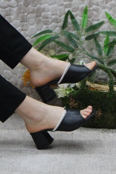 Fort 6395 Stone Heeled Women's Slippers  - Image 5