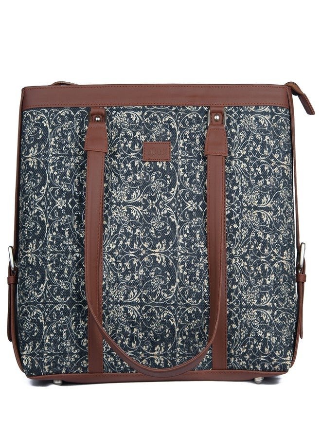 ZOUK Women's Handcrafted Black Lace Office Bag and Sling Bag Combo| Office Bag| College Bag - Image 2
