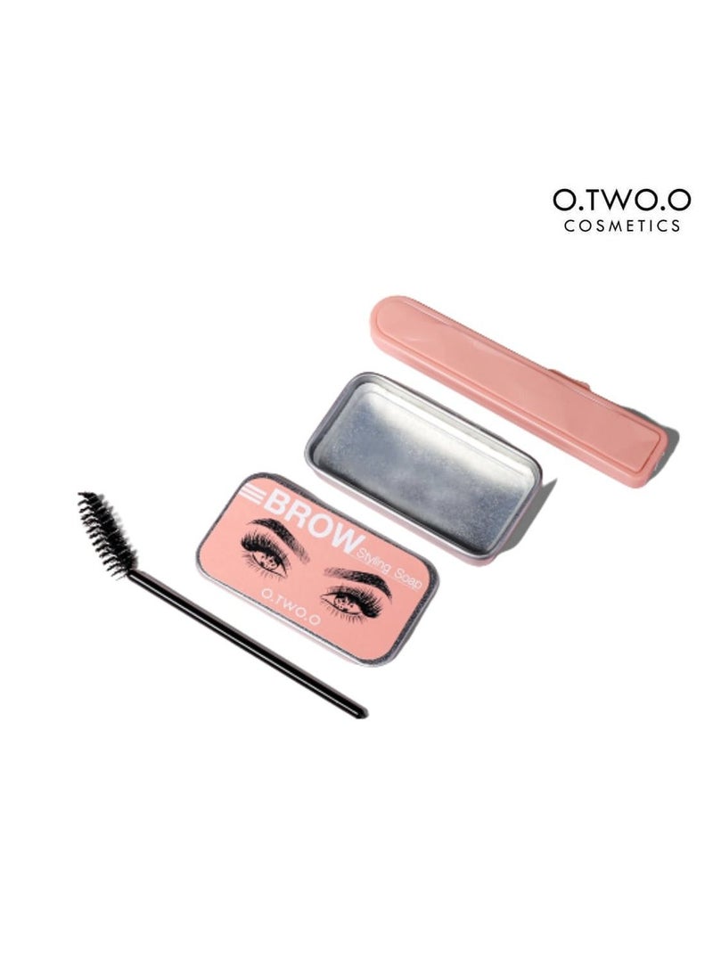 Eyebrow Soap With Trimmer Brow Sculpt Lift Brow Styling Soap Waterproof Long Lasting Eyebrow Gel Pomade Eyebrow Soap Wax