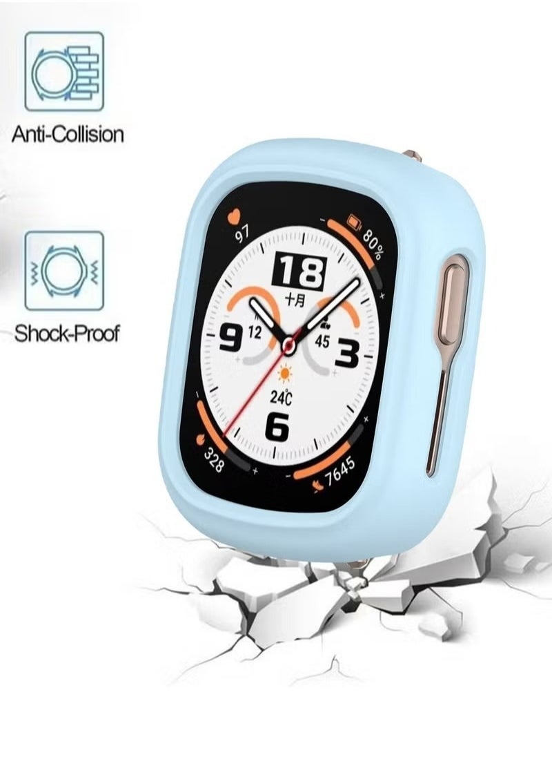X-level - Compatible with Honor Watch 4 Protective Case Cover With Smartwatch Replacement PC Half Wrapped Protective Case Cover Shell for Men Women Watch Accessories - Image 1