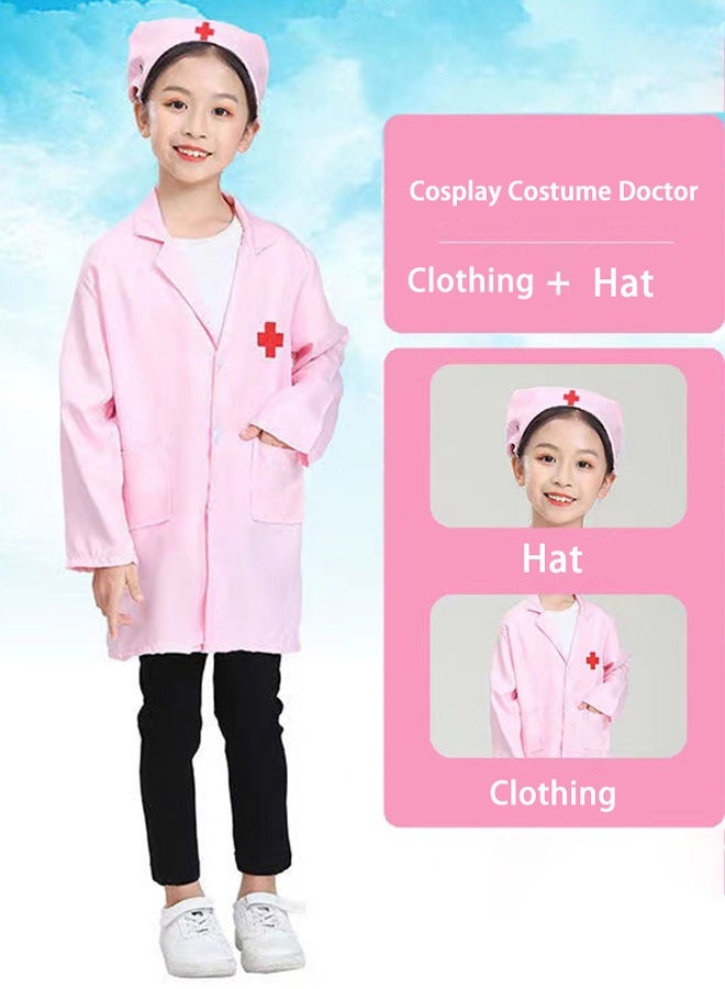 TAPIT Kids Cosplay Set Doctor Dress up for Toddlers Nurse Costume Costume Accessories Suitable for Theme Party Halloween Cosplay - Image 1