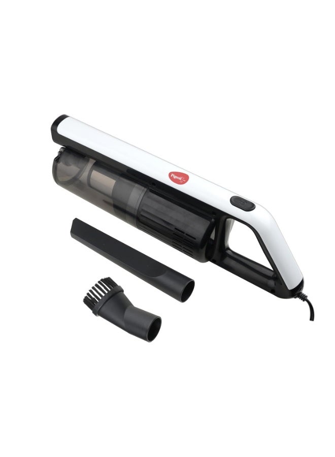 Pigeon by Stovekraft Airturbo Handheld Dry Vacuum Cleaner for Home&Car|Hepa+Steelmesh Fft Technology Filter|18 Kpa Suction Power|600W|Low Noise|2 Accessories Nozzle&Brush|4.5M Long Wire,1 Count,600Ml - Image 1