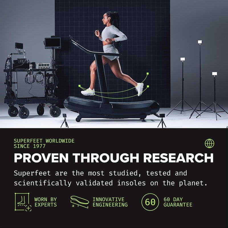 Superfeet Green Insoles for Maximum Support - Professional-Grade High Arch Orthotic Shoe Inserts - Image 4