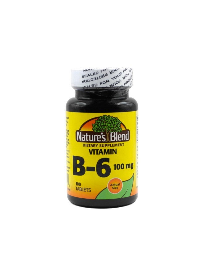 Nature's Blend NAT B Vitamin B-6 TB 100MG 100 - Image 1